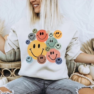 Smiley Face Crew Neck