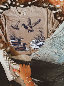 Vintage Mallard Duck Graphic Tee