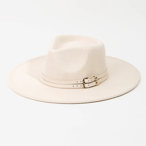 Double Belted Fashion Hat