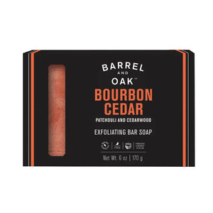 Exfoliating Soap Bar - Bourbon Cedar 6 oz