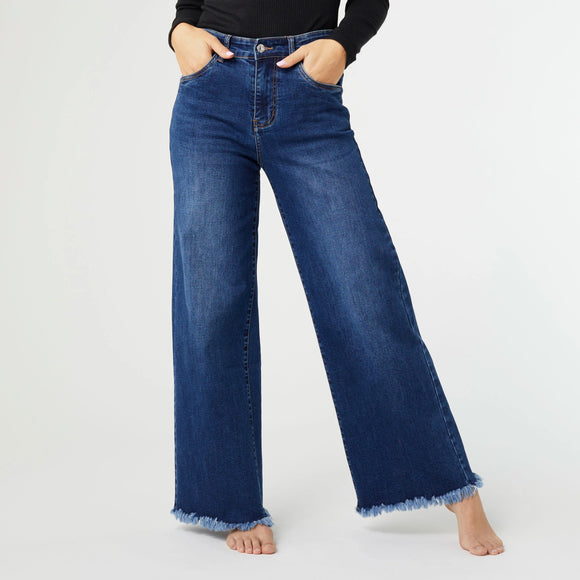 Lindsey Denim Wide Leg Jean