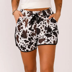 Cow Print Shorts