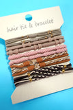 Boho Hair Tie/ Bracelet Sets