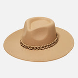 Matte Caramel Fashion Hat