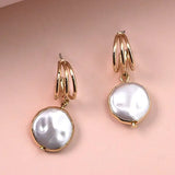 Pearl Huggie Earring