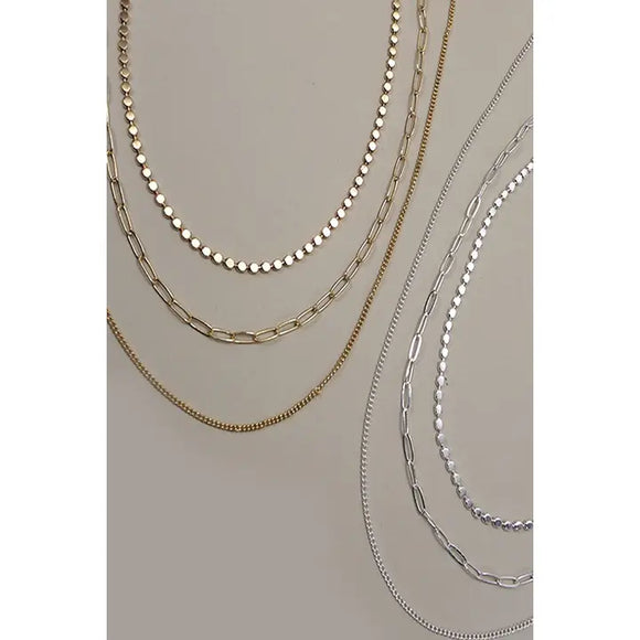 Unique Chain Multi Layer Necklace