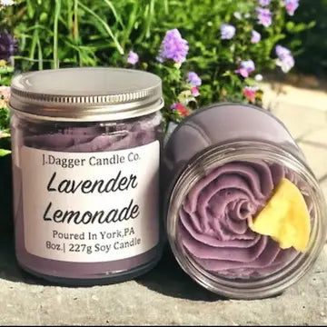 Lavender Lemonade 8oz Soy Candle