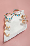Turquoise Hoop Trio