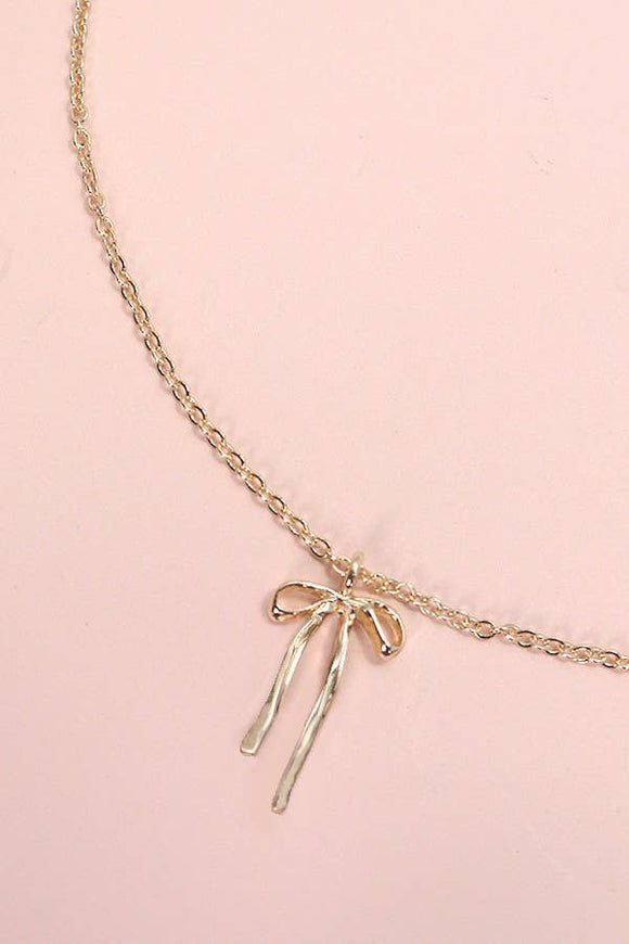 Long Bow Necklace