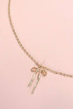 Long Bow Necklace