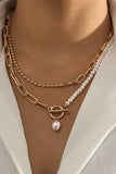 Double Layer Pearl Necklace