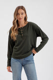 Spruce Henley Knit Top