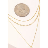 Gold Dipped Pearl Layered Necklace