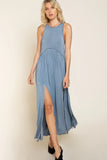 Midnight Mineral Wash Dress