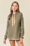 Evergreen Contrast Pullover