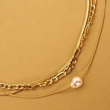 Layered Pearl Necklace