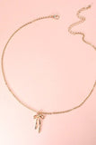Long Bow Necklace