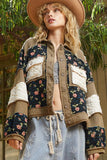 Patchwork Jacquard Jacket