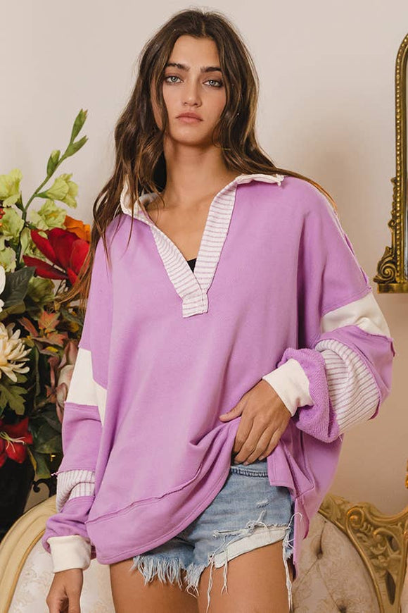 Lavender Sorbet Pullover