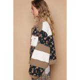 Patchwork Jacquard Jacket