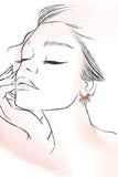 Pearl Drop Bow Earring