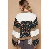 Patchwork Jacquard Jacket