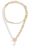 Double Layer Pearl Necklace