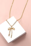 Long Bow Necklace