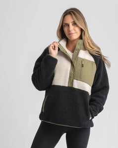Women's Tara Quarter Snap Berber Pullover