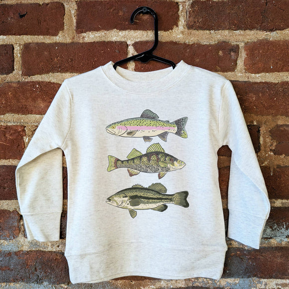Three Fish Summer Toddler Long Sleeve