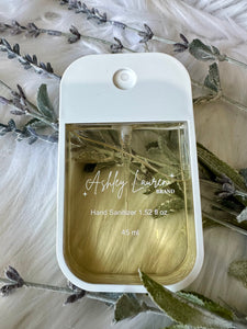 Vanilla Hand Sanitizer Spray