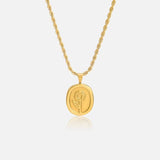 Floral Pendant Necklace