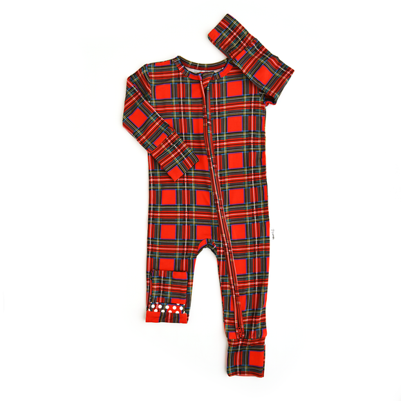Holland ZIP christmas bamboo baby one piece outfit