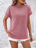 Backstitch Strip Short Sleeve