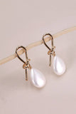Wired Opal Teardrop Earrings