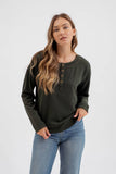 Spruce Henley Knit Top