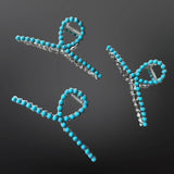 Faux Turquoise Claw Clip
