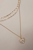 Etched Heart Necklace