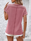 Backstitch Strip Short Sleeve