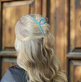 Faux Turquoise Claw Clip