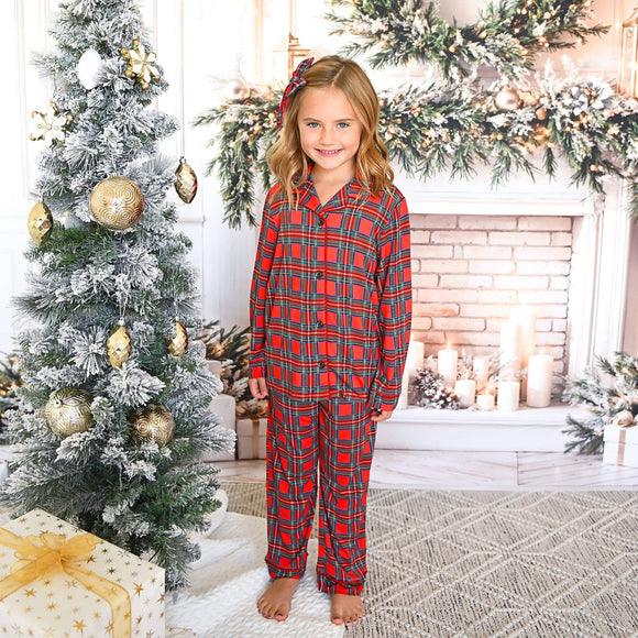 Holland Kids Lounge Set Matching Christmas Pajamas Bamboo