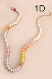 Chunky Glass Bead Necklace