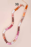 Chunky Glass Bead Necklace