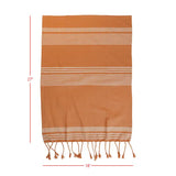 S/3 Eloa Tea Towels Rust